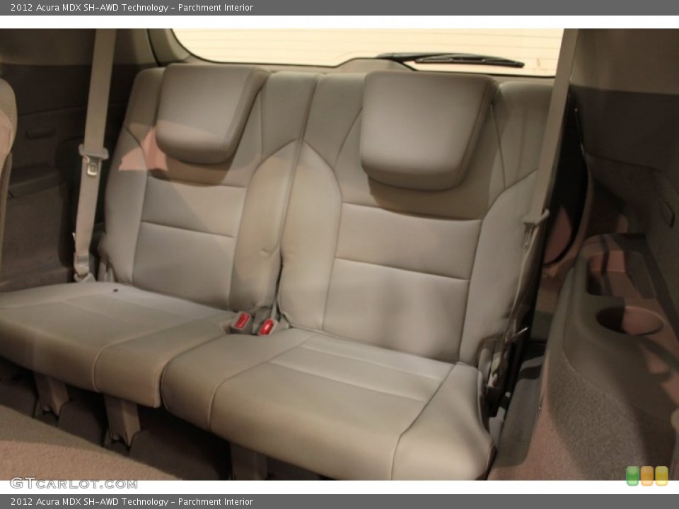 Parchment Interior Rear Seat for the 2012 Acura MDX SH-AWD Technology #74352588