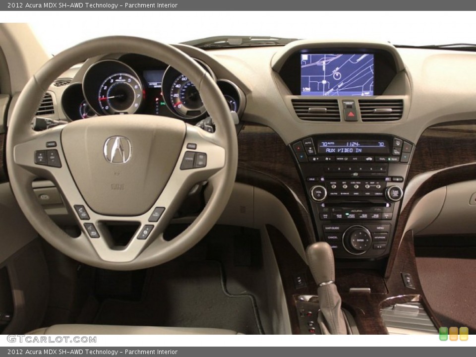 Parchment Interior Dashboard for the 2012 Acura MDX SH-AWD Technology #74352611
