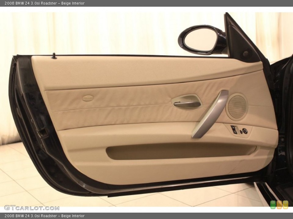 Beige Interior Door Panel for the 2008 BMW Z4 3.0si Roadster #74353658