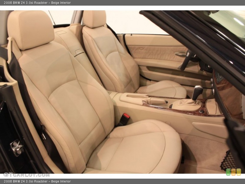 Beige Interior Photo for the 2008 BMW Z4 3.0si Roadster #74353880
