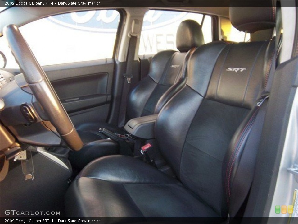 Dark Slate Gray Interior Front Seat for the 2009 Dodge Caliber SRT 4 #74354804