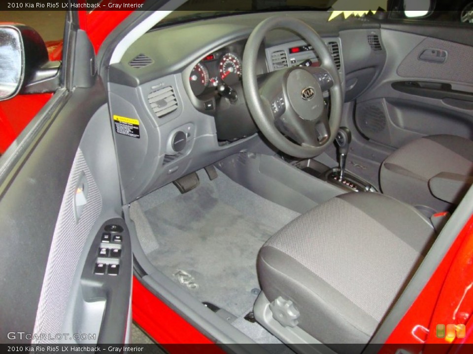 Gray Interior Photo for the 2010 Kia Rio Rio5 LX Hatchback #74356703