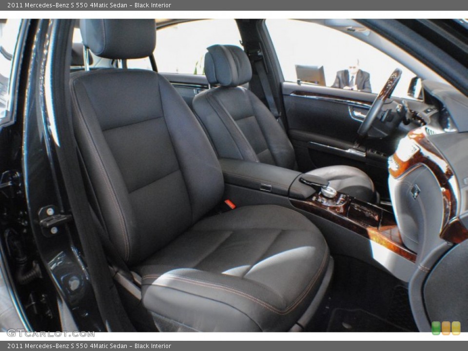 Black Interior Photo for the 2011 Mercedes-Benz S 550 4Matic Sedan #74357660