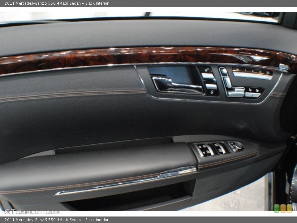 Black Interior Door Panel for the 2011 Mercedes-Benz S 550 4Matic Sedan #74357681
