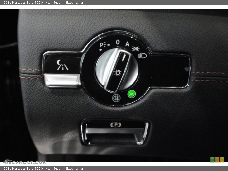 Black Interior Controls for the 2011 Mercedes-Benz S 550 4Matic Sedan #74357770