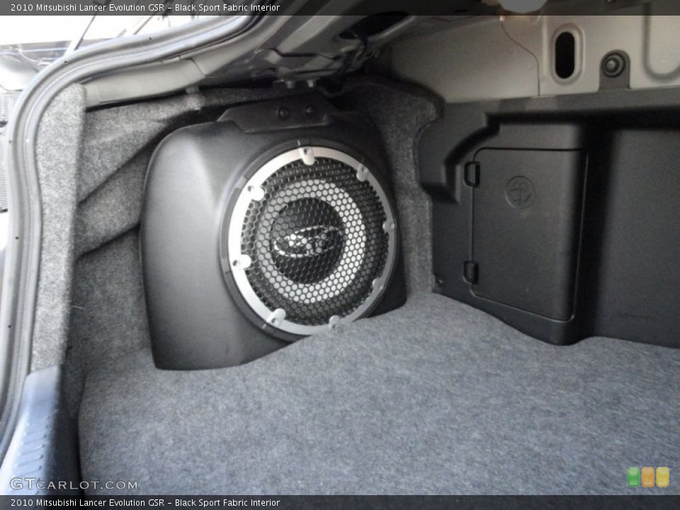 Black Sport Fabric Interior Audio System for the 2010 Mitsubishi Lancer Evolution GSR #74358494