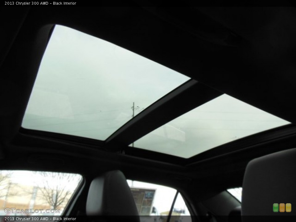 Black Interior Sunroof for the 2013 Chrysler 300 AWD #74358914