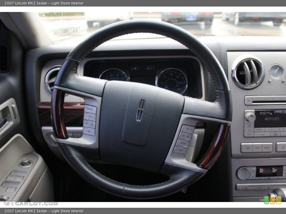 Light Stone Interior Steering Wheel for the 2007 Lincoln MKZ Sedan #74360738
