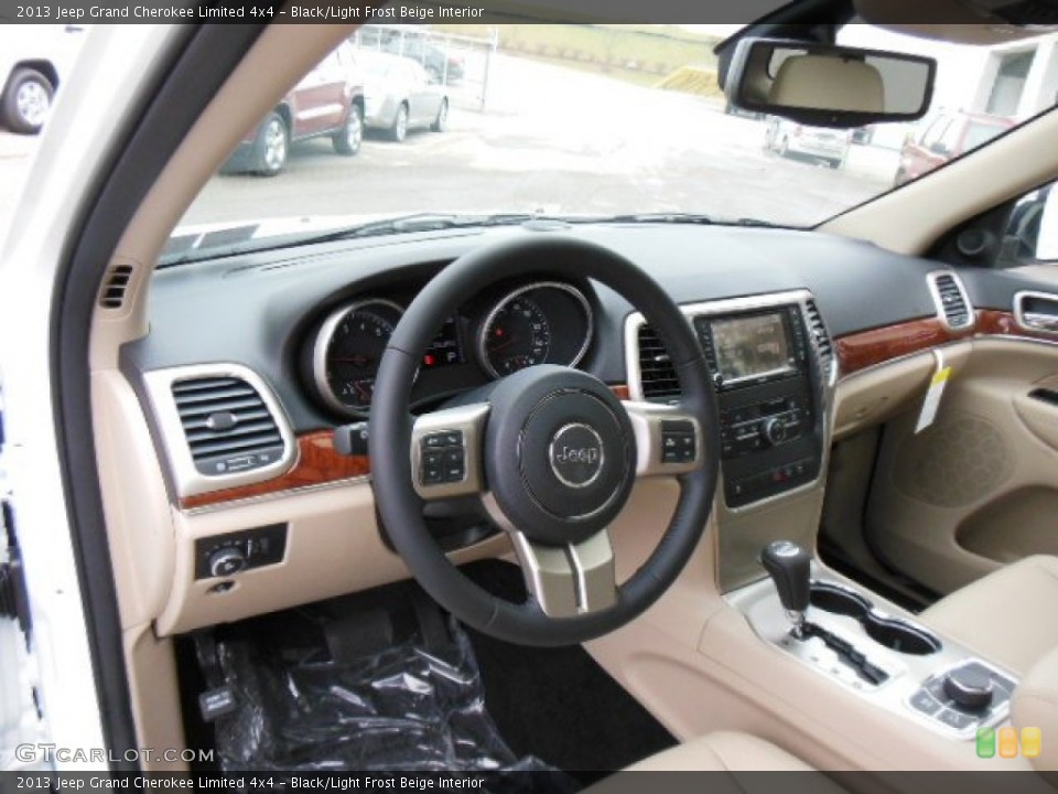 Black/Light Frost Beige Interior Prime Interior for the 2013 Jeep Grand Cherokee Limited 4x4 #74360831