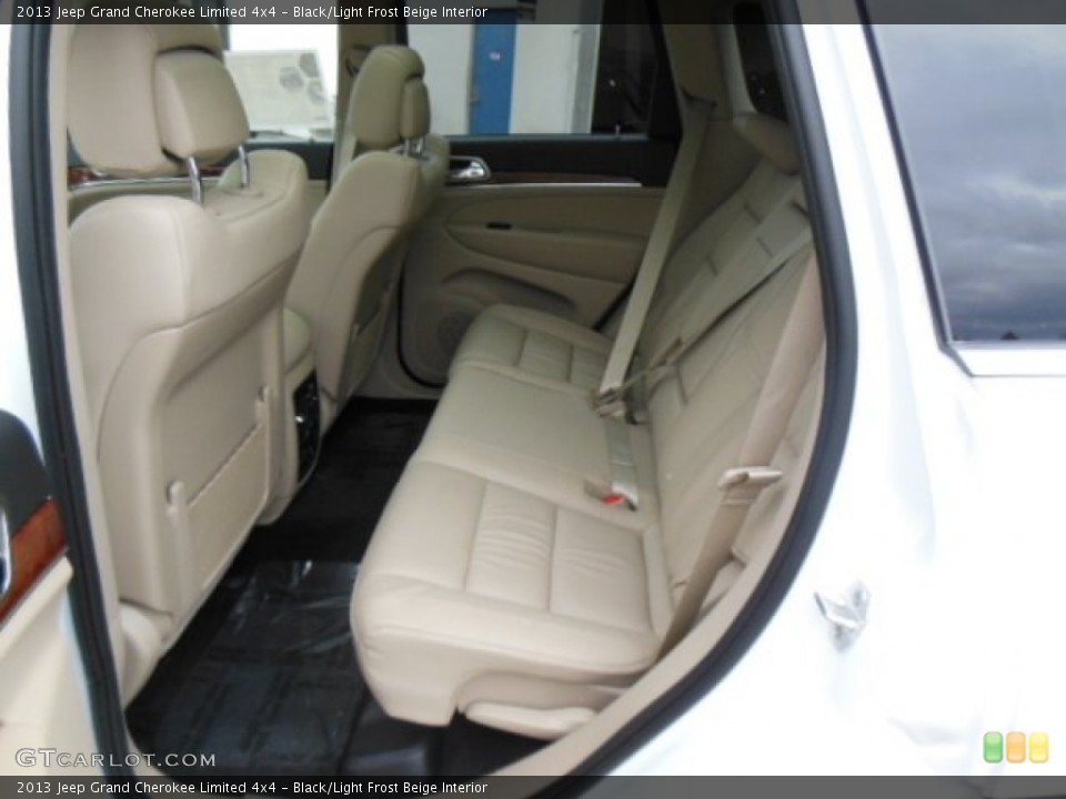 Black/Light Frost Beige Interior Rear Seat for the 2013 Jeep Grand Cherokee Limited 4x4 #74360894