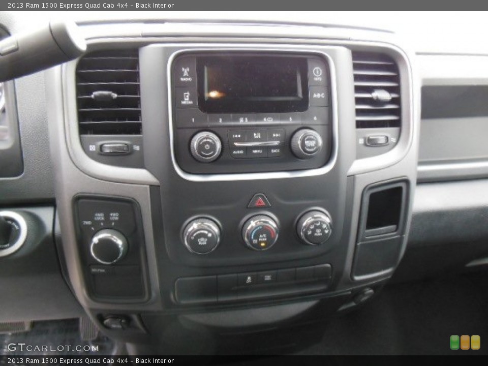Black Interior Controls for the 2013 Ram 1500 Express Quad Cab 4x4 #74362563