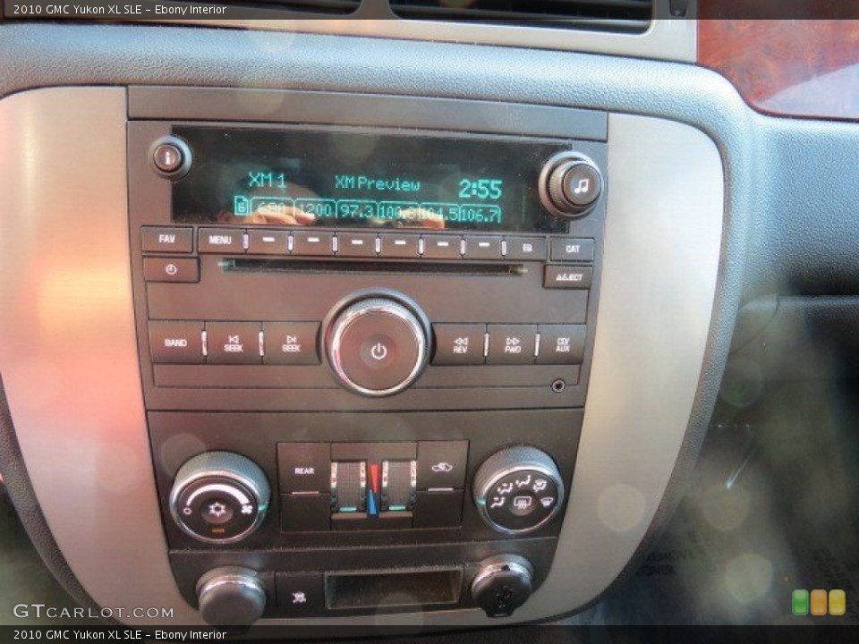Ebony Interior Controls for the 2010 GMC Yukon XL SLE #74362838