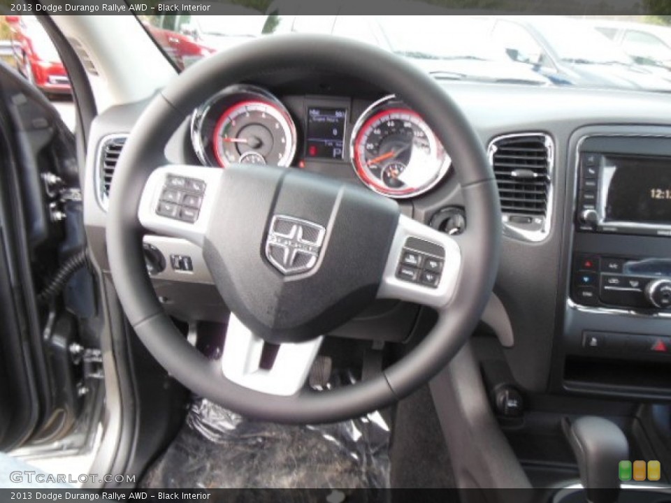 Black Interior Steering Wheel for the 2013 Dodge Durango Rallye AWD #74363834