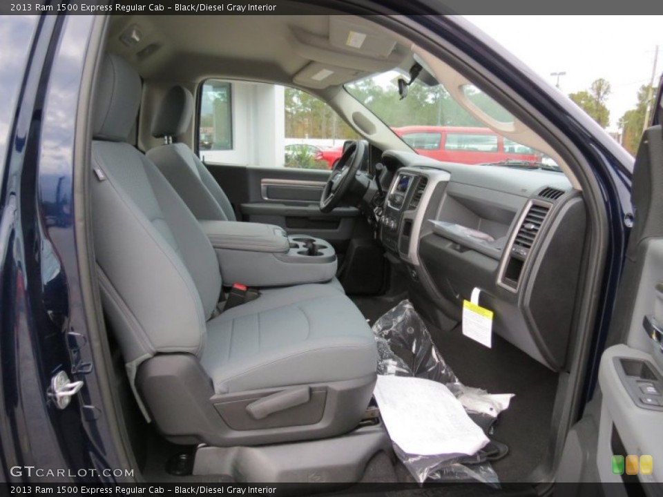 Black/Diesel Gray Interior Photo for the 2013 Ram 1500 Express Regular Cab #74363930
