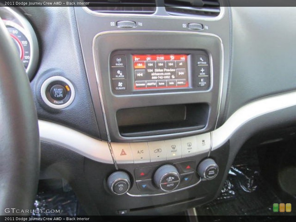 Black Interior Controls for the 2011 Dodge Journey Crew AWD #74365412