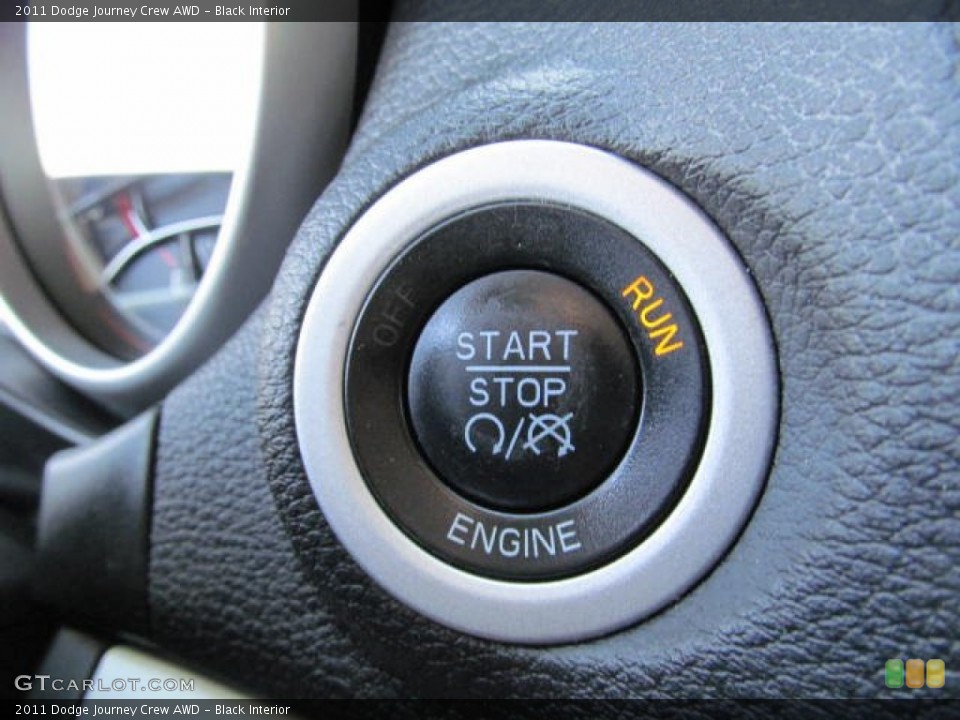 Black Interior Controls for the 2011 Dodge Journey Crew AWD #74365427