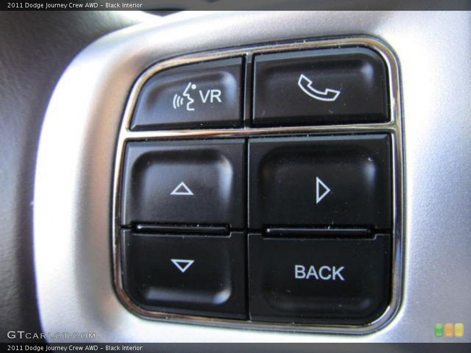 Black Interior Controls for the 2011 Dodge Journey Crew AWD #74365445