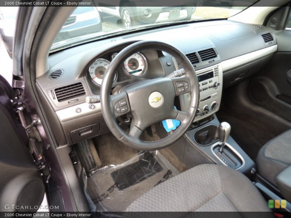 Ebony Interior Dashboard for the 2006 Chevrolet Cobalt LT Coupe #74365454