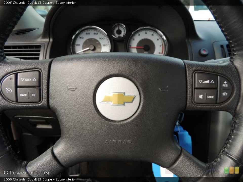 Ebony Interior Controls for the 2006 Chevrolet Cobalt LT Coupe #74365606