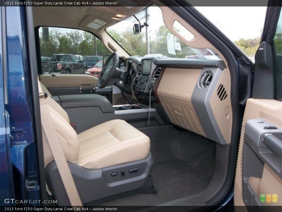 Adobe Interior Photo for the 2013 Ford F250 Super Duty Lariat Crew Cab 4x4 #74366006