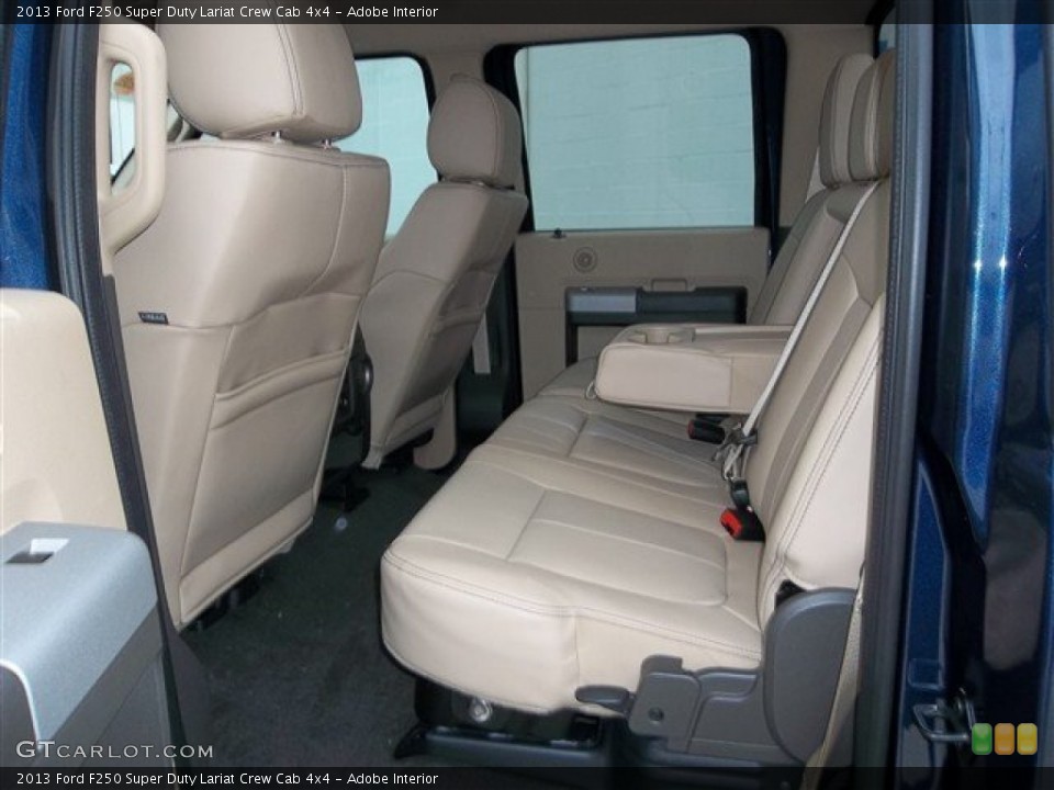 Adobe Interior Rear Seat for the 2013 Ford F250 Super Duty Lariat Crew Cab 4x4 #74366045