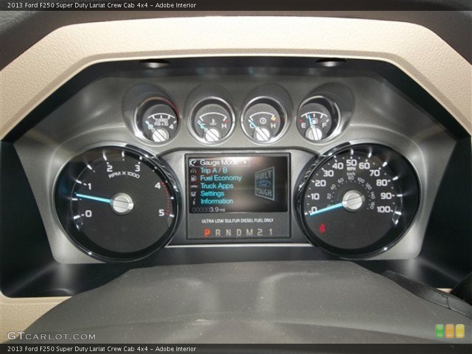 Adobe Interior Gauges for the 2013 Ford F250 Super Duty Lariat Crew Cab 4x4 #74366081