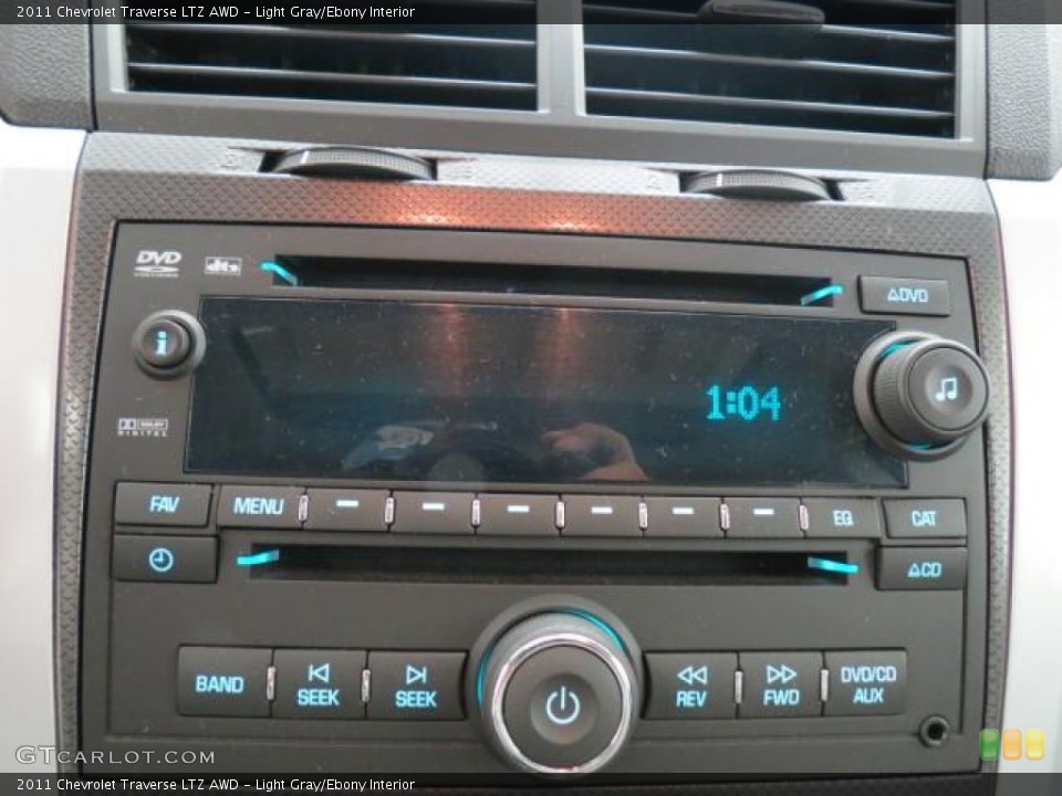 Light Gray/Ebony Interior Audio System for the 2011 Chevrolet Traverse LTZ AWD #74366156