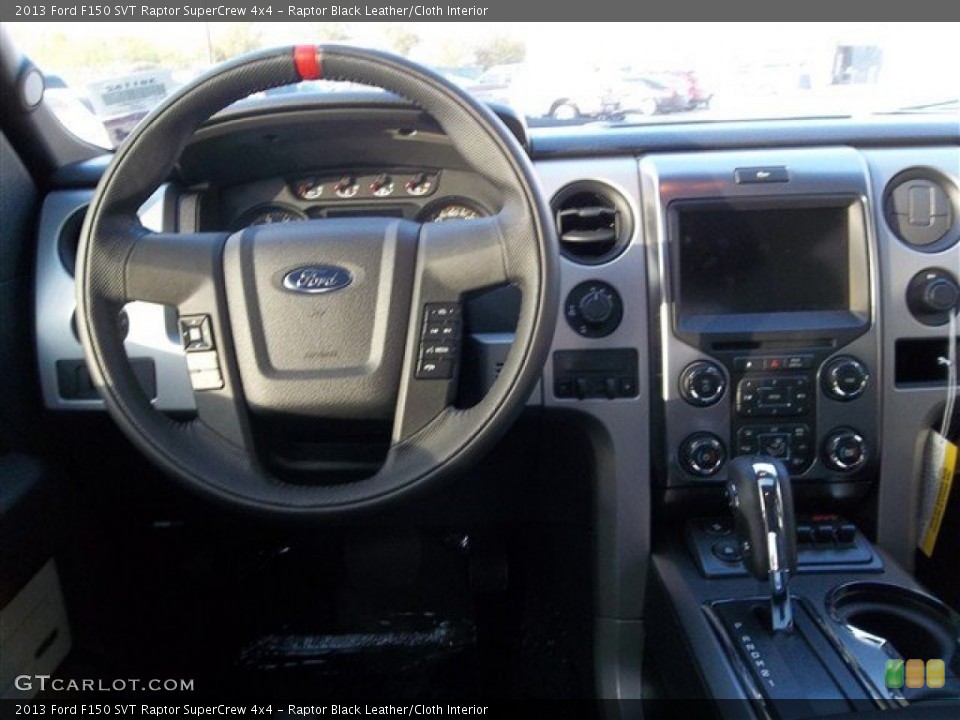 Raptor Black Leather/Cloth Interior Dashboard for the 2013 Ford F150 SVT Raptor SuperCrew 4x4 #74366768