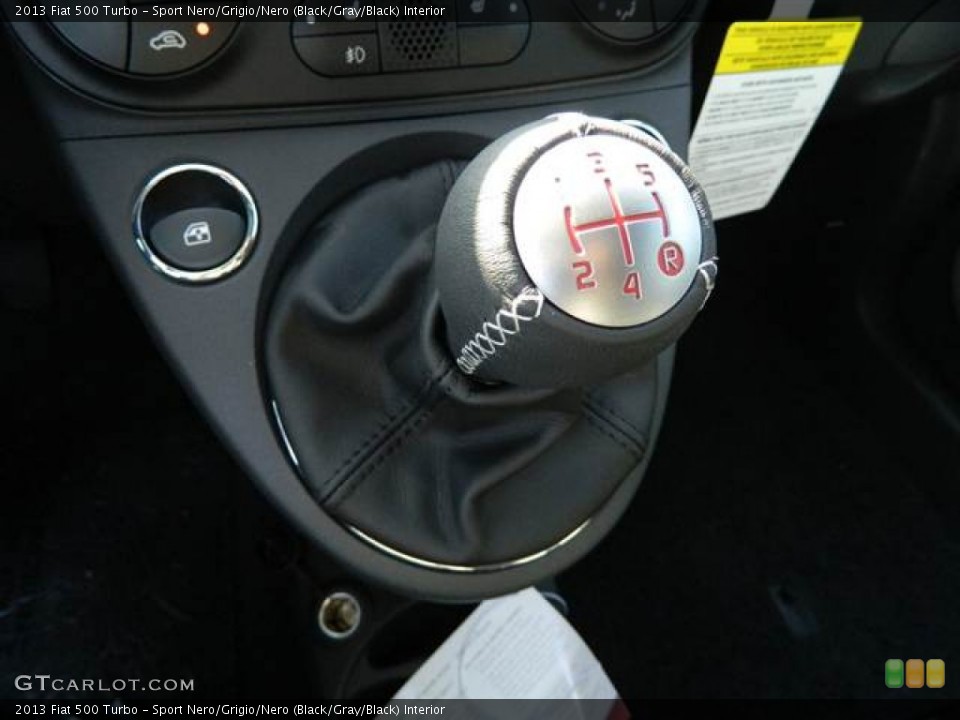 Sport Nero/Grigio/Nero (Black/Gray/Black) Interior Transmission for the 2013 Fiat 500 Turbo #74369737