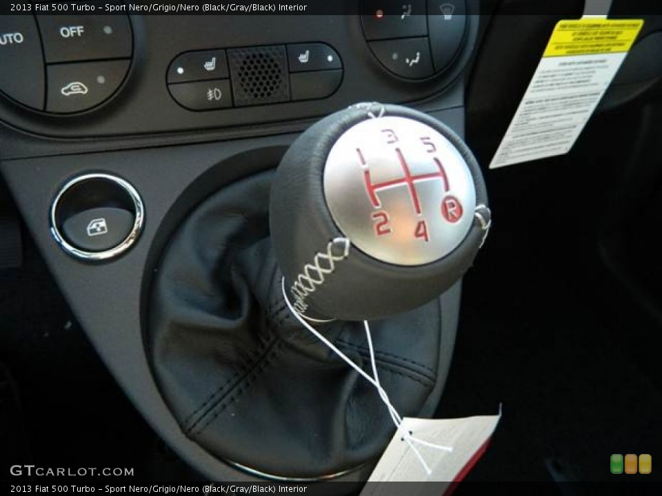 Sport Nero/Grigio/Nero (Black/Gray/Black) Interior Transmission for the 2013 Fiat 500 Turbo #74369947