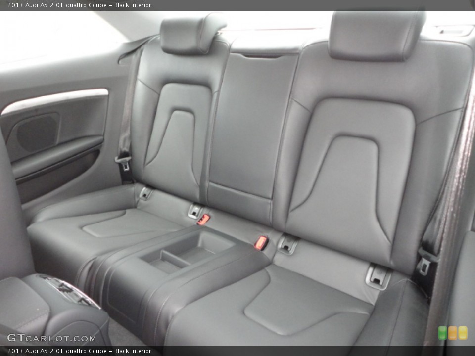 Black Interior Rear Seat for the 2013 Audi A5 2.0T quattro Coupe #74370049