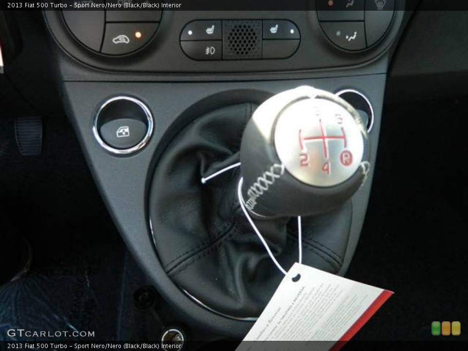 Sport Nero/Nero (Black/Black) Interior Transmission for the 2013 Fiat 500 Turbo #74370130