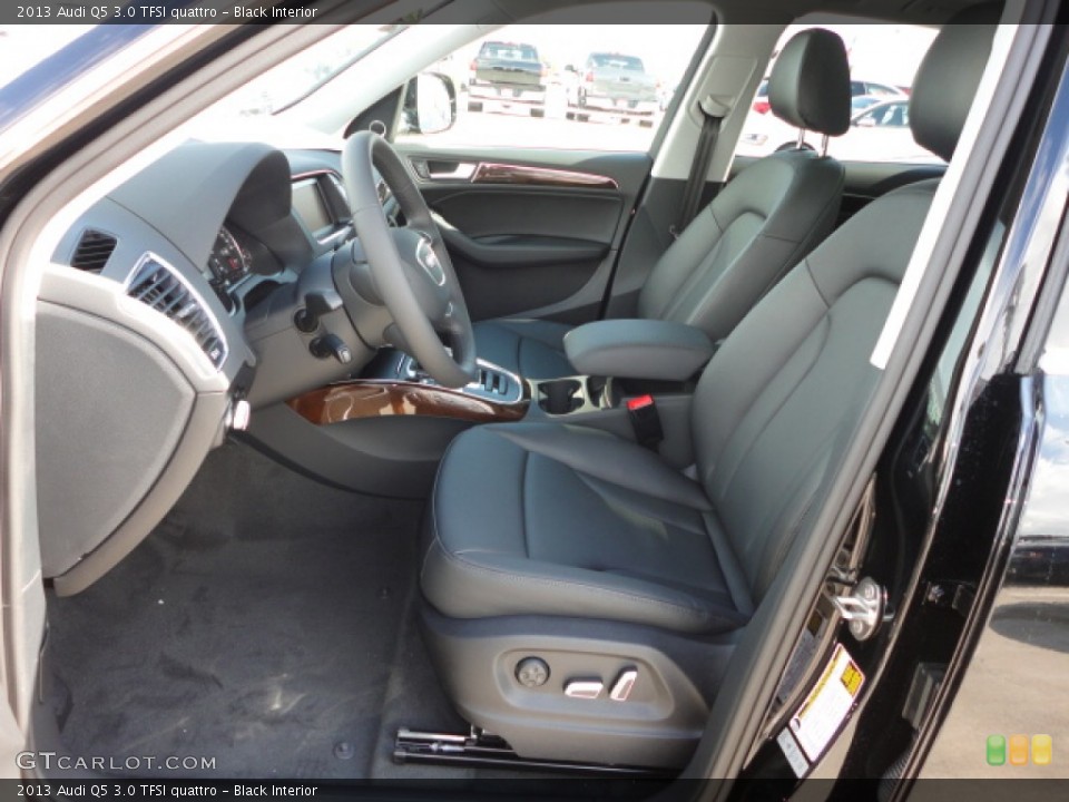 Black Interior Front Seat for the 2013 Audi Q5 3.0 TFSI quattro #74370662