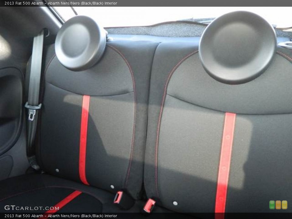 Abarth Nero/Nero (Black/Black) Interior Rear Seat for the 2013 Fiat 500 Abarth #74370679