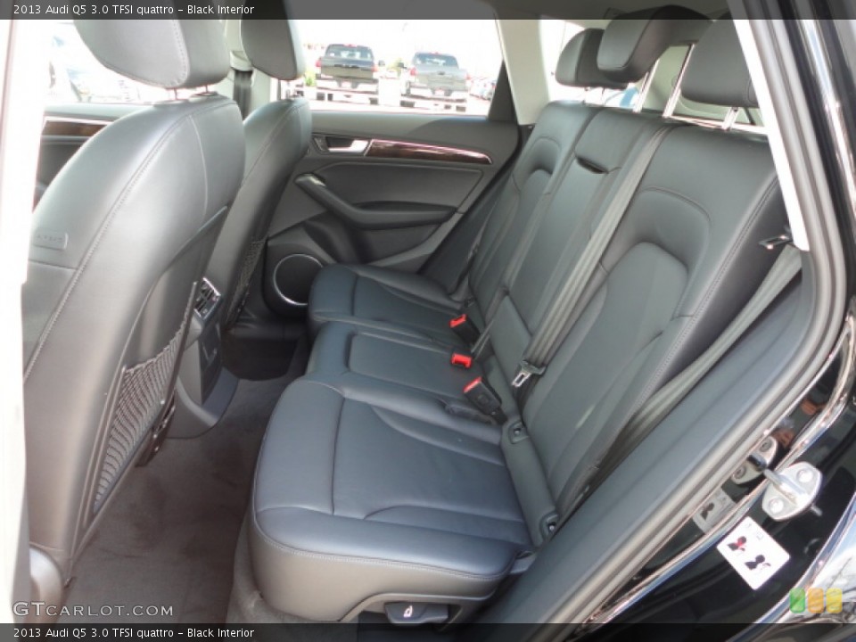 Black Interior Rear Seat for the 2013 Audi Q5 3.0 TFSI quattro #74370688