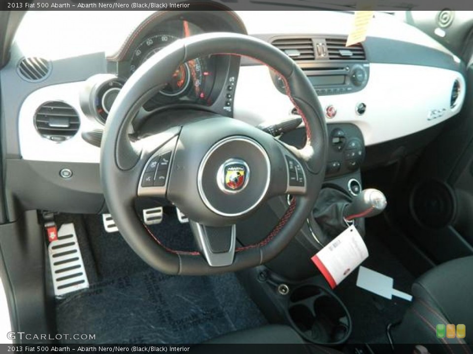 Abarth Nero/Nero (Black/Black) Interior Dashboard for the 2013 Fiat 500 Abarth #74370695