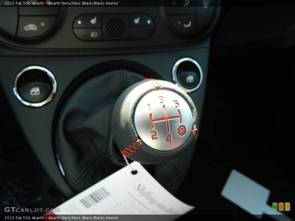 Abarth Nero/Nero (Black/Black) Interior Transmission for the 2013 Fiat 500 Abarth #74370716
