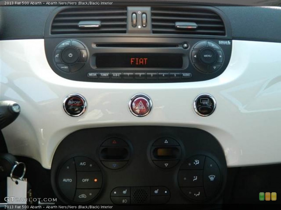 Abarth Nero/Nero (Black/Black) Interior Controls for the 2013 Fiat 500 Abarth #74370736