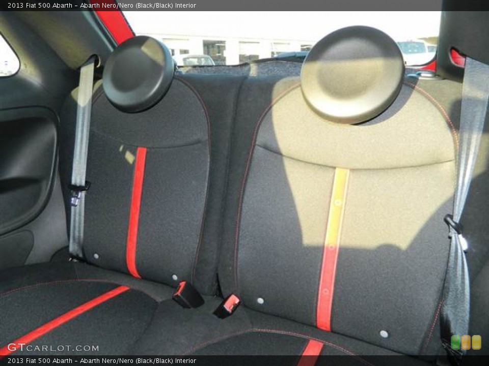 Abarth Nero/Nero (Black/Black) Interior Rear Seat for the 2013 Fiat 500 Abarth #74370874