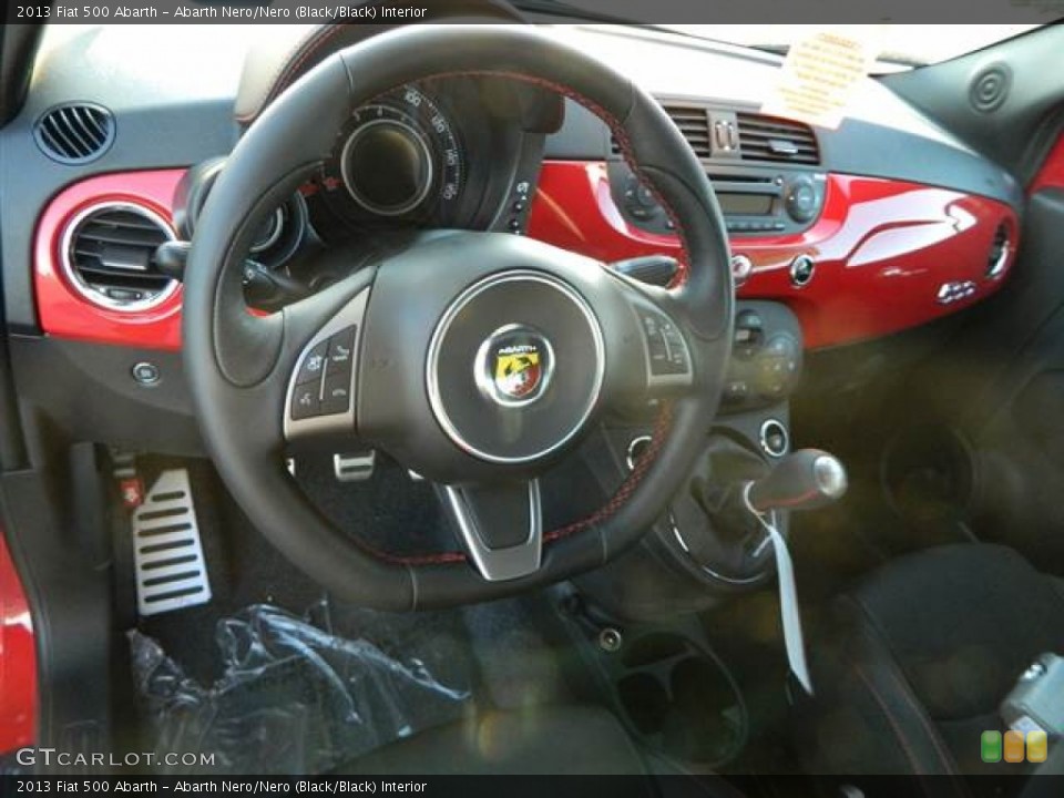 Abarth Nero/Nero (Black/Black) Interior Dashboard for the 2013 Fiat 500 Abarth #74370895