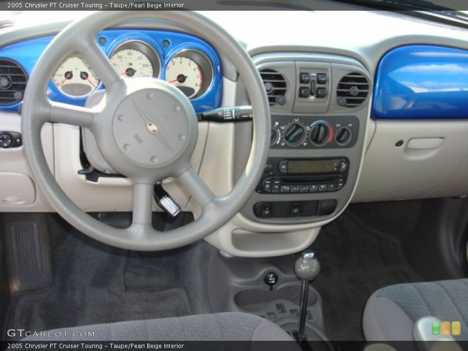 Taupe/Pearl Beige Interior Dashboard for the 2005 Chrysler PT Cruiser Touring #74370908