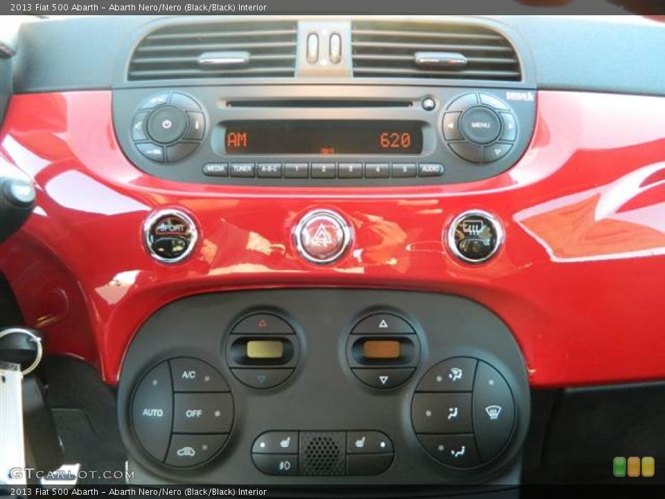 Abarth Nero/Nero (Black/Black) Interior Controls for the 2013 Fiat 500 Abarth #74370937