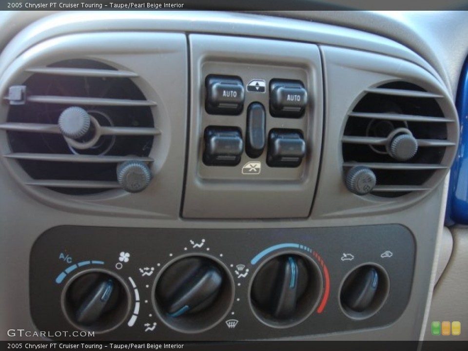 Taupe/Pearl Beige Interior Controls for the 2005 Chrysler PT Cruiser Touring #74370971
