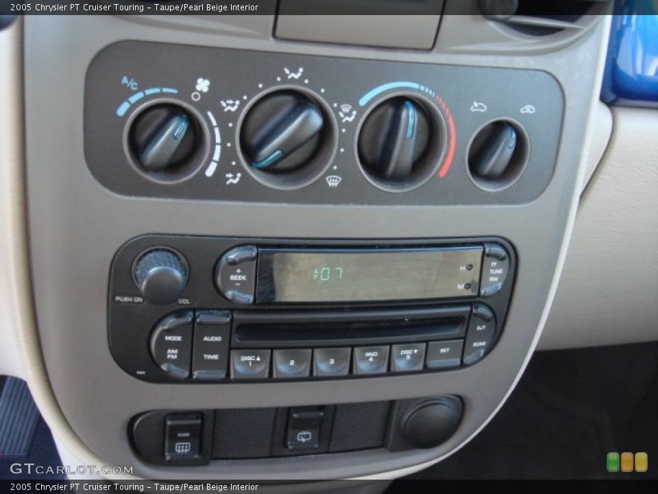Taupe/Pearl Beige Interior Controls for the 2005 Chrysler PT Cruiser Touring #74370997