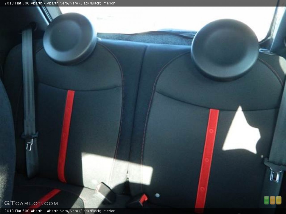 Abarth Nero/Nero (Black/Black) Interior Rear Seat for the 2013 Fiat 500 Abarth #74371080