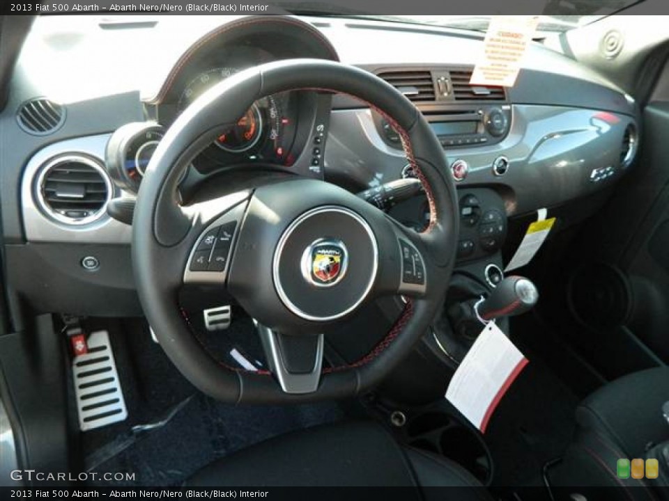 Abarth Nero/Nero (Black/Black) Interior Dashboard for the 2013 Fiat 500 Abarth #74371093