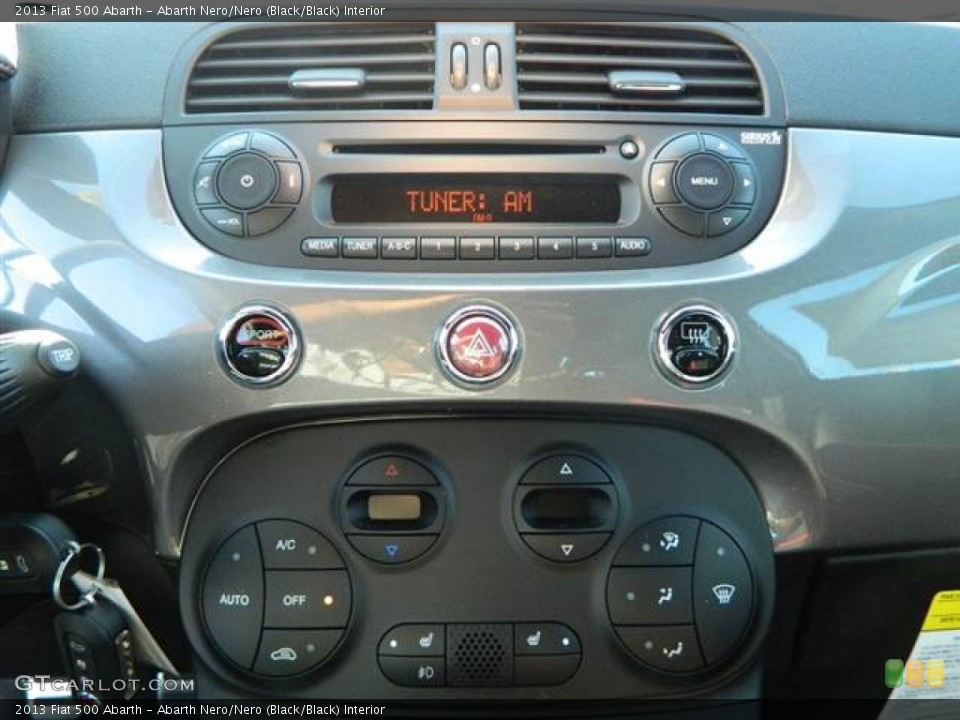 Abarth Nero/Nero (Black/Black) Interior Controls for the 2013 Fiat 500 Abarth #74371137