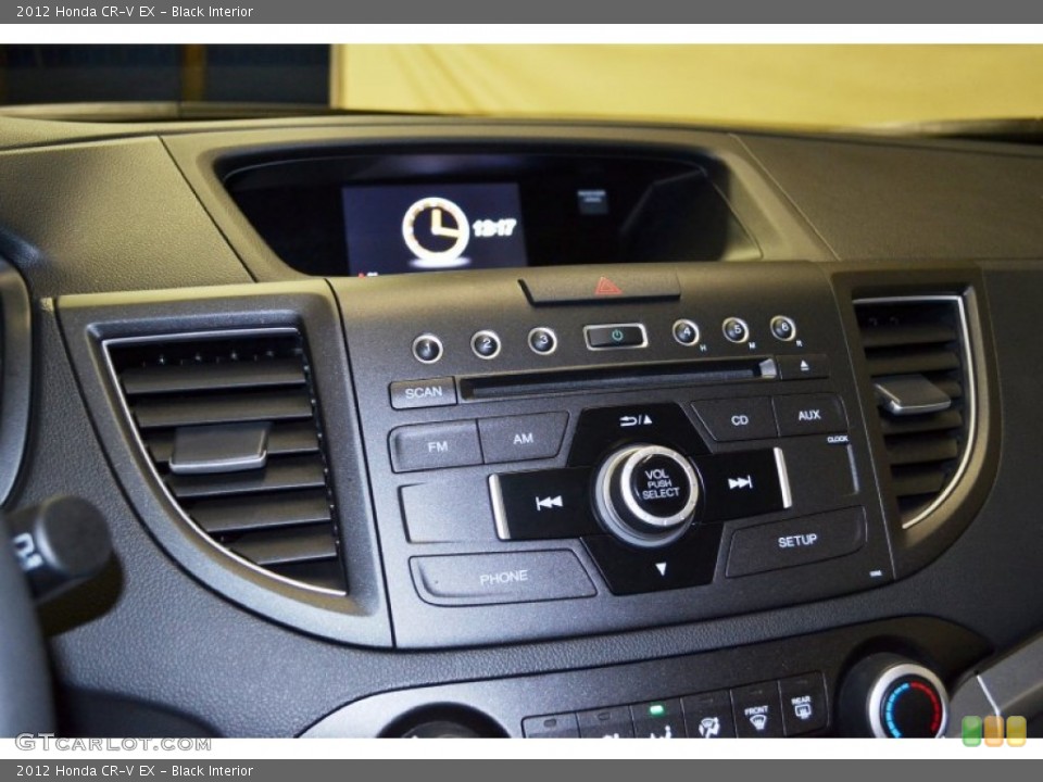 Black Interior Controls for the 2012 Honda CR-V EX #74371321