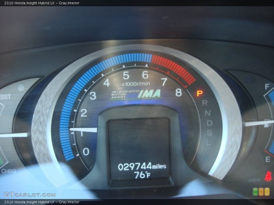 Gray Interior Gauges for the 2010 Honda Insight Hybrid LX #74371546