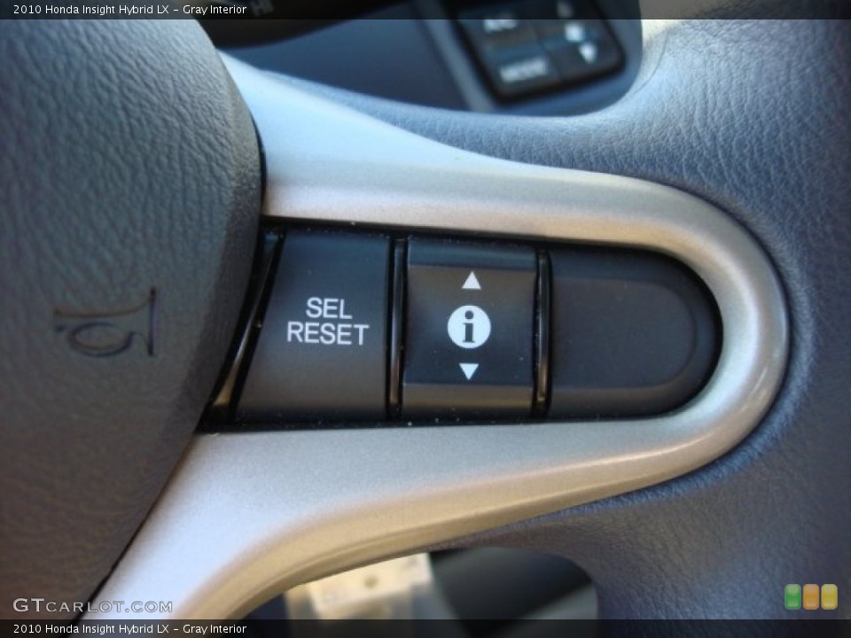 Gray Interior Controls for the 2010 Honda Insight Hybrid LX #74371607